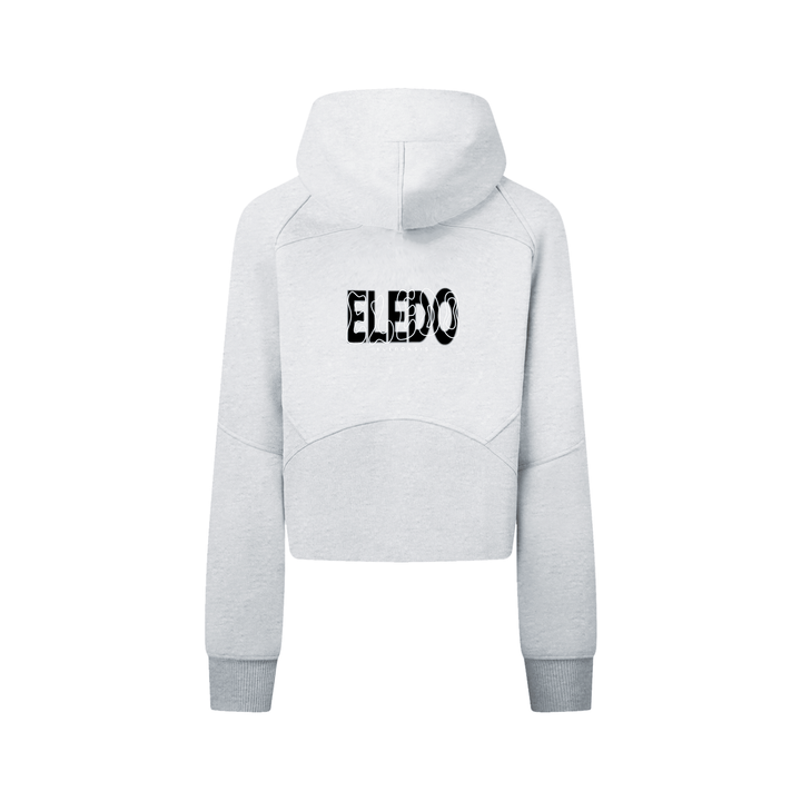 Cropped Zip-Through Hoodie 