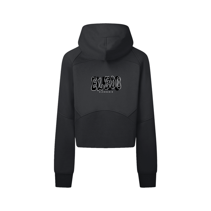Cropped Zip-Through Hoodie 