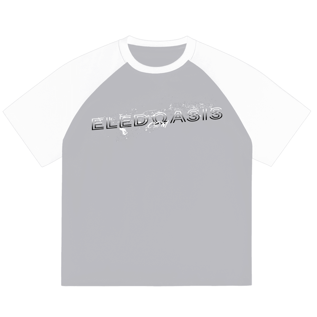 Color-Blocked Raglan Sleeve T-Shirt