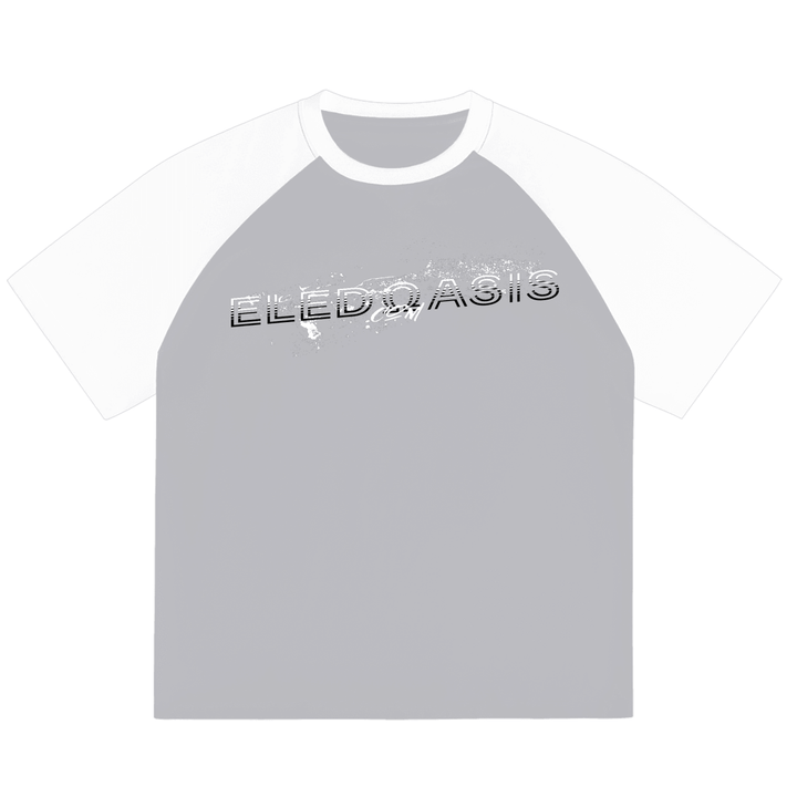 Color-Blocked Raglan Sleeve T-Shirt