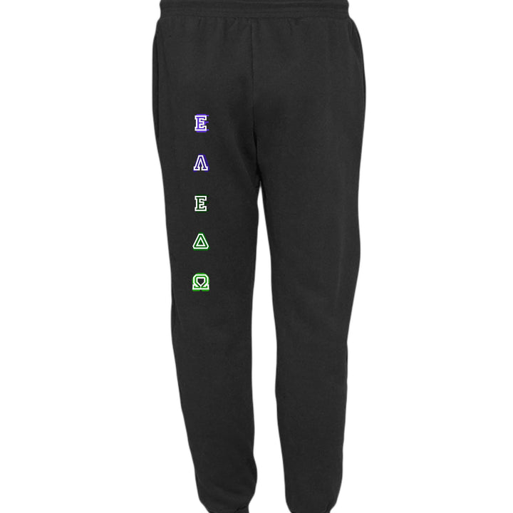 ELEDO jogger sweatpants BLACK - BACK