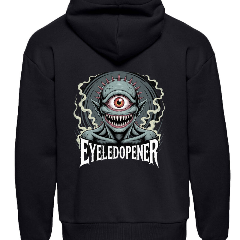 the cyclops hoodie Black - BACK