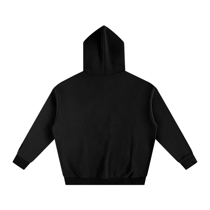 oversize fleeced hoodie
