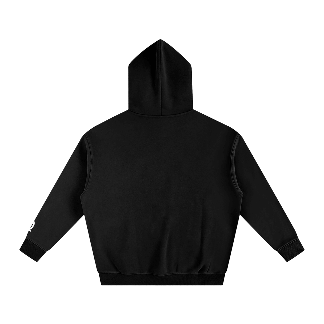 oversize fleeced hoodie