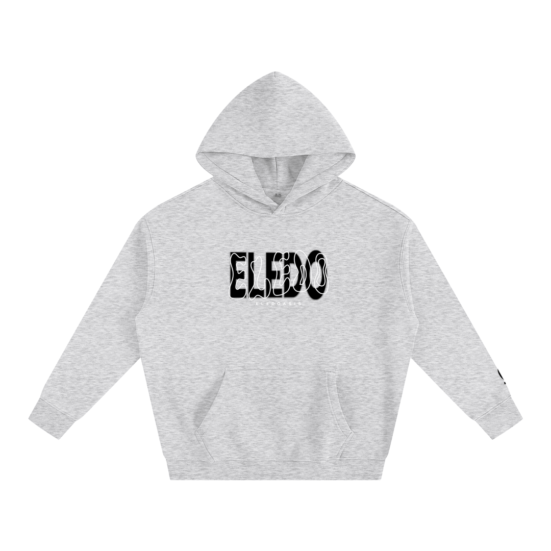 oversize fleeced hoodie