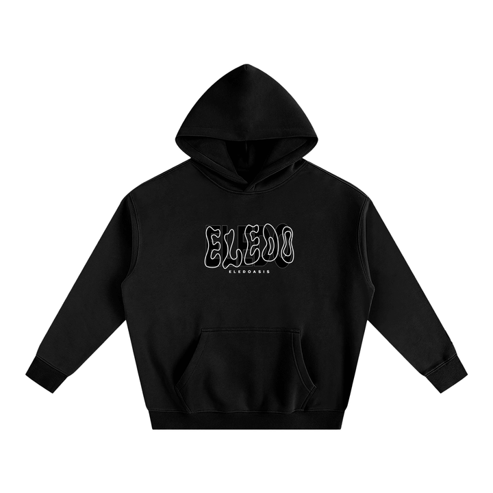 oversize fleeced hoodie