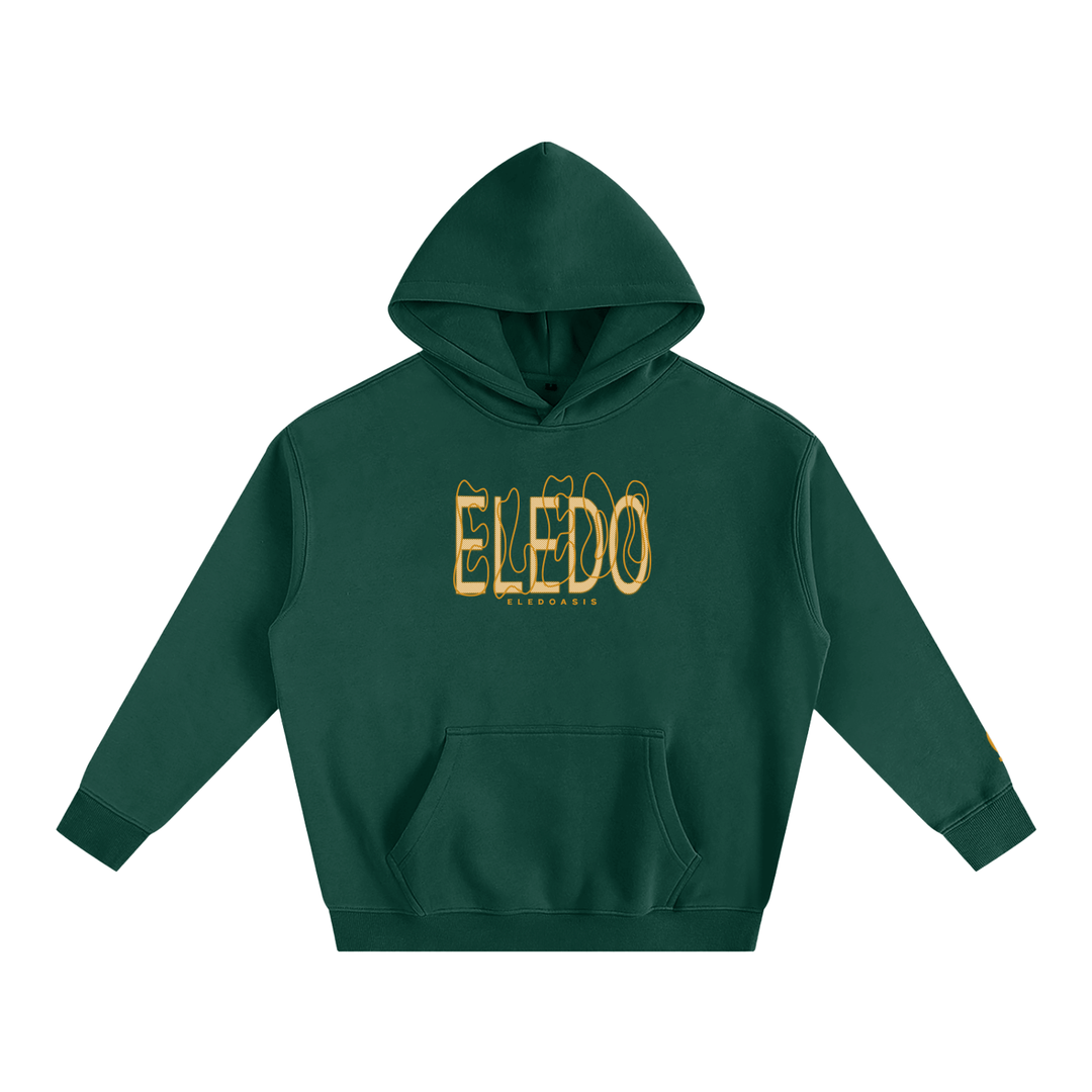 oversize fleeced hoodie