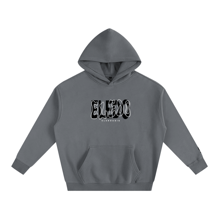 oversize fleeced hoodie