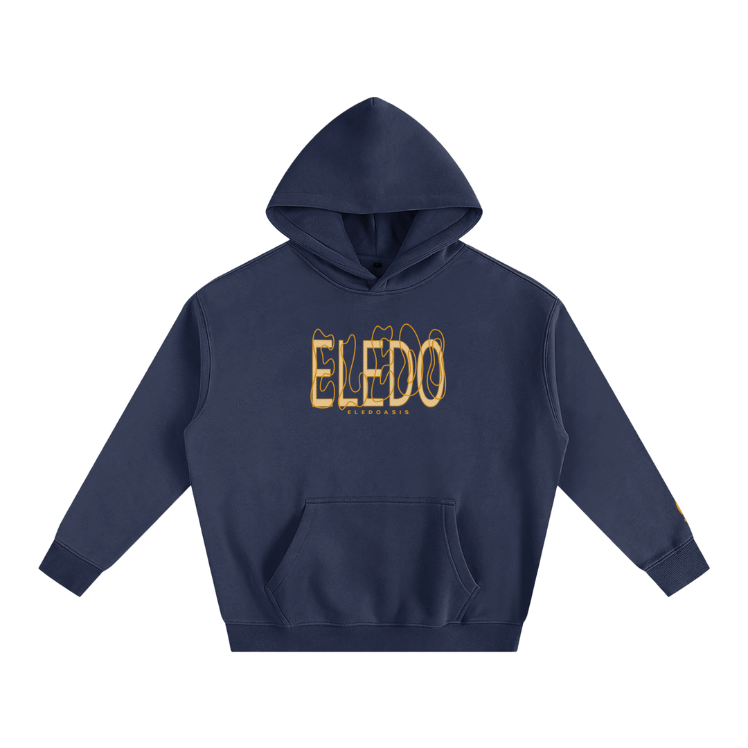 oversize fleeced hoodie